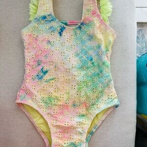 Kids Colorful Tie-Dye Swimsuit